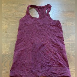 Lululemon racer back purple tank